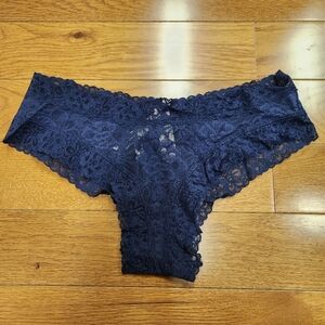 Victoria's Secret Lace Navy Blue Panties